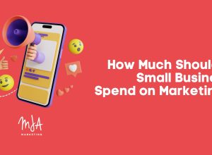 Small business owner planning a marketing budget and reviewing campaign performance