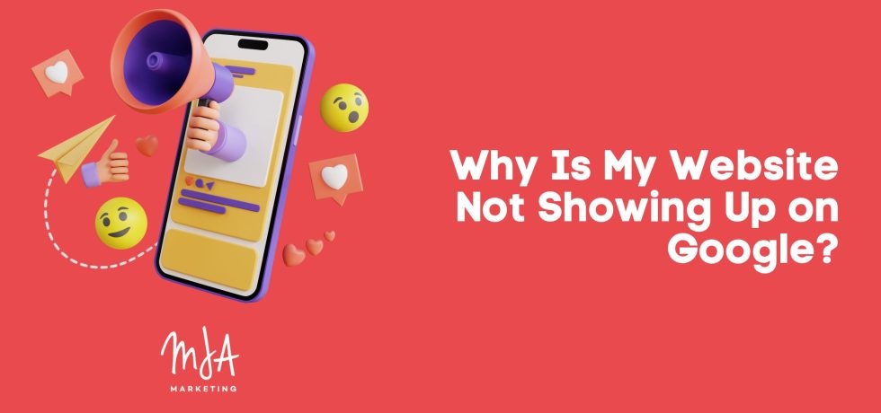 Business owner checking why a website is not showing on Google search results